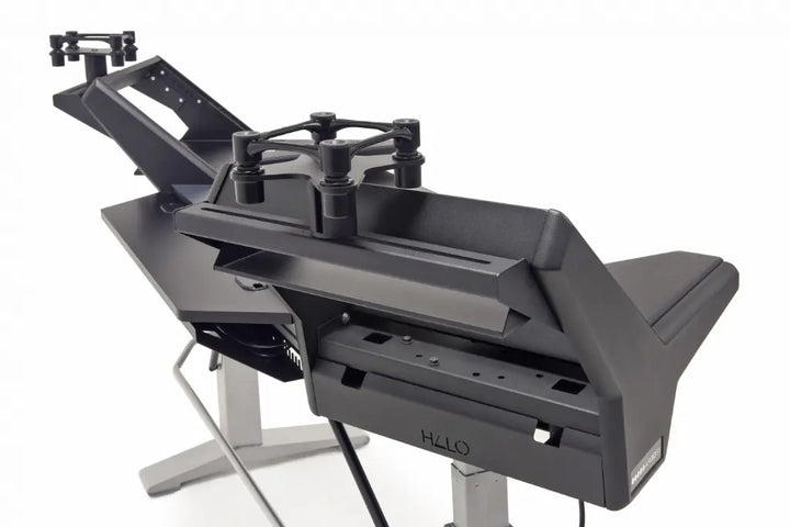 Argosy Halo K Sit-Stand Plus (Includes Halo Keyboard, 2 Rack Shelves, & Set of Speaker Platforms)