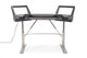 Argosy Halo Keyboard Sit-Stand Keyboard Desk, Silver Legs