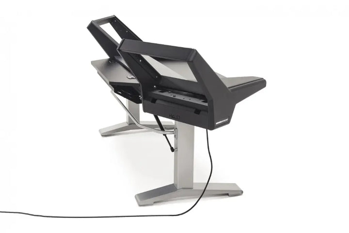 Argosy Halo Keyboard Sit-Stand Desk w/Black Traceless Finish