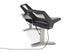 Argosy Halo Keyboard Sit-Stand Desk w/Mah Desk Top, Black EPs, Silver Legs