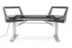 Argosy Halo Keyboard Sit-Stand Desk w/Black Traceless Finish