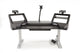 Argosy Halo K Ultimate,2 Shelves,160 Spkr Platforms,Kybrd try,D8 Monitor Arm, CPU Shelf,Black Top