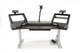 Argosy Halo K Ultimate,2 Shelves,160 Spkr Platforms,Kybrd try,D8 Monitor Arm, CPU Shelf,Black Top