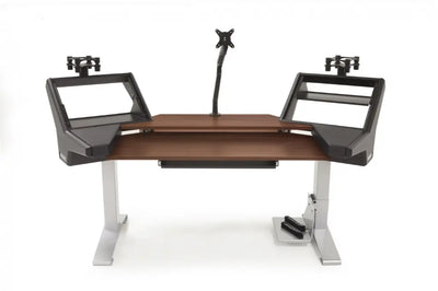 Argosy Halo K Ultimate-Halo Mah K,2 Shelves,Pr. 160 Spkr Platforms,Kybrd try,D8 Monitor Arm, CPU Shelf