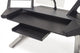 Argosy Halo KE Ultimate,2Shelves,160 Spkr Platforms,KybdTray,D8 Mon. Arm,CPU Shelf,w/Black Top&Silver Legs