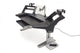 Argosy Halo KE Ultimate,2Shelves,160 Spkr Platforms,KybdTray,D8 Mon. Arm,CPU Shelf,w/Black Top&Silver Legs