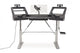Argosy Halo K Sit-Stand Ultimate-HaloK Mah,2Shelves,Pr 160 SpkrPlatform,KybdTray,D8 MonitorArm, CPU Shelf