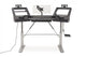 Argosy Halo K Sit-Stand Ultimate-HaloK Mah,2Shelves,Pr 160 SpkrPlatform,KybdTray,D8 MonitorArm, CPU Shelf