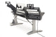 Argosy Halo KE Ultimate,2Shelves,160 Spkr Platforms,KybdTray,D8 Mon. Arm,CPU Shelf,w/Black Top&Silver Legs