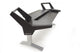 Argosy Halo Keyboard Desk for 88 Keys w/Black End Panels and Silver Legs