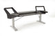 Argosy Halo Keyboard Desk for 88 Keys w/Black End Panels and Silver Legs