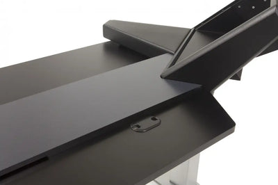 Argosy Halo K88 Plus,HaloK88 w/ 2)RackShellves,Pr160SpeakerPlatforms, Black Traceless Top