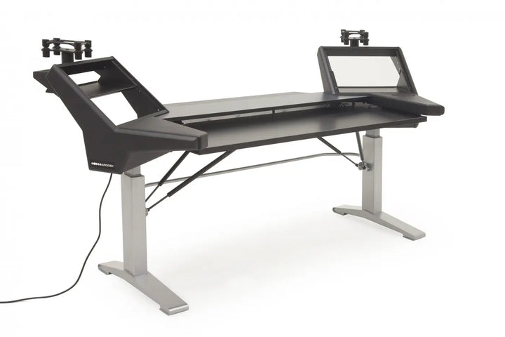 Argosy Halo K88 Sit-Stand Black Traceless Plus - Halo K88.E2, 2 Rack Shelves, & 160 Speaker Platforms