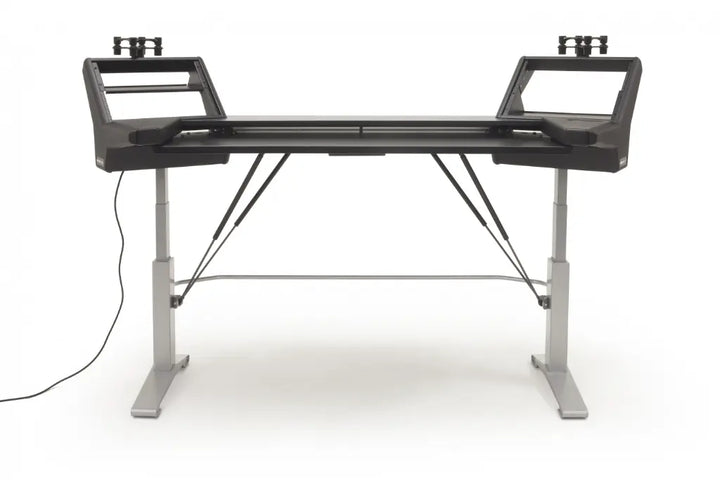 Argosy Halo K88 Sit-Stand Black Traceless Plus - Halo K88.E2, 2 Rack Shelves, & 160 Speaker Platforms