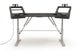 Argosy Halo K88 Sit-Stand with Mahogany Veneer Desktop, 2 Rack Shelves, & 160 Speaker Platforms
