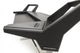 Argosy Halo Keyboard Sit-Stand Desk for 88 keys w/Black Eps, Silver Legs