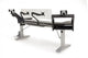Argosy Halo K88 Ultimate w/2)Shelves,Pr160SpkrPltfms,kybrdTry,2)D8MonitorArms, CPUShelf, Black Top