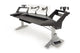 Argosy Halo K88 Ultimate w/2)Shelves,Pr160SpkrPltfms,kybrdTry,2)D8MonitorArms, CPUShelf, Black Top