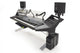 Argosy Halo K88 Ultimate-HaloK88,2 Shelves,Pr 160 Spkr Platforms,Kybrd Try,2)D8 Monitor Arms,CPU Shelf