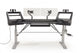 Argosy Halo K88 Sit-Stand Ultimate - Halo K88.E2, 2 Shelves, Pr 160 SpkrPlatform, KybdTray,2)D8 MonArms,CPU Shelf