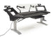 Argosy Halo K88 Sit-Stand Black Traceless Ultimate - Halo K88.E2, 2 Shelves, Pr 160 SpkrPlatform, KybdTray,2)D8 MonArms,CPU Shelf
