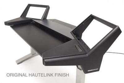 Argosy Halo Keyboard Sit-Stand Keyboard Desk, Silver Legs