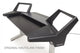 Argosy Halo Keyboard Sit-Stand Keyboard Desk, Silver Legs