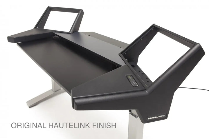 Argosy Halo Keyboard Sit-Stand Keyboard Desk, Silver Legs