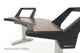 Argosy Halo 96.7" Wide Workstation w/Mahogany Veneer Desktop