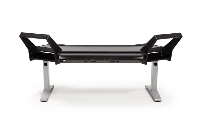 Argosy Halo 96.7" Wide Workstation w/Mahogany Veneer Desktop