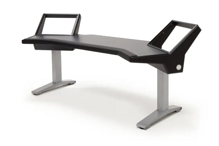 Argosy Halo 96.7" Wide Workstation w/Mahogany Veneer Desktop