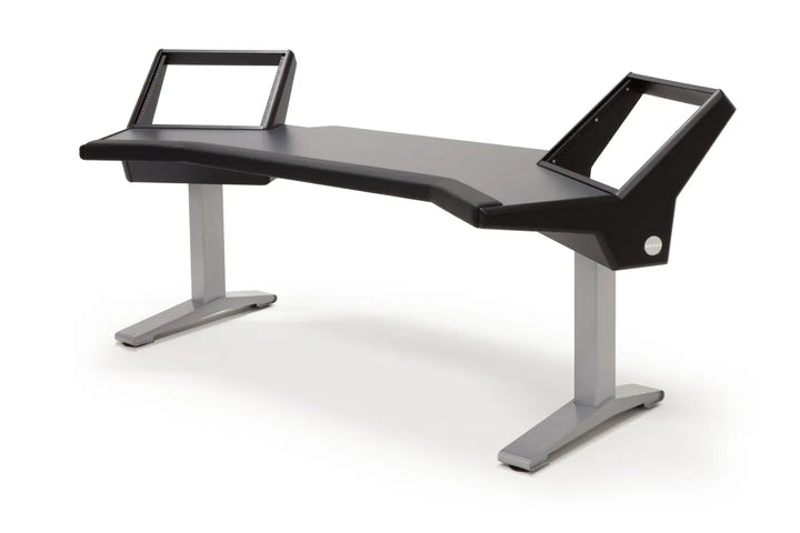 Argosy Halo 96.7" Wide Workstation w/Mahogany Veneer Desktop