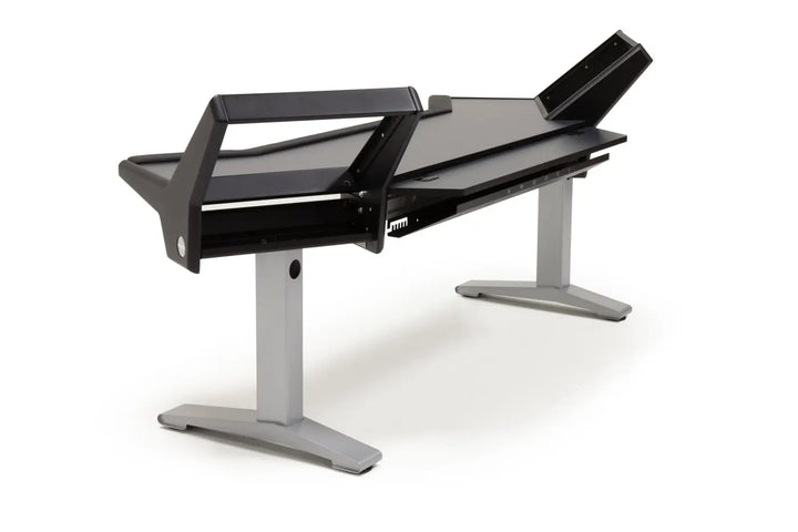 Argosy Halo 96.7" Wide Workstation w/Mahogany Veneer Desktop