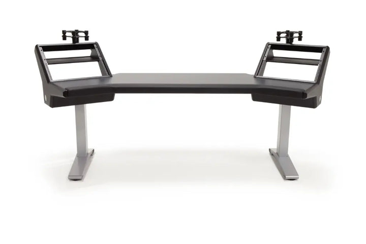 Argosy Halo 96.7" Wide Plus,w/ Traceless Desktop (Fingerprint Resistant Black) , 2 rack shelves & Pair 160 Speaker Platforms