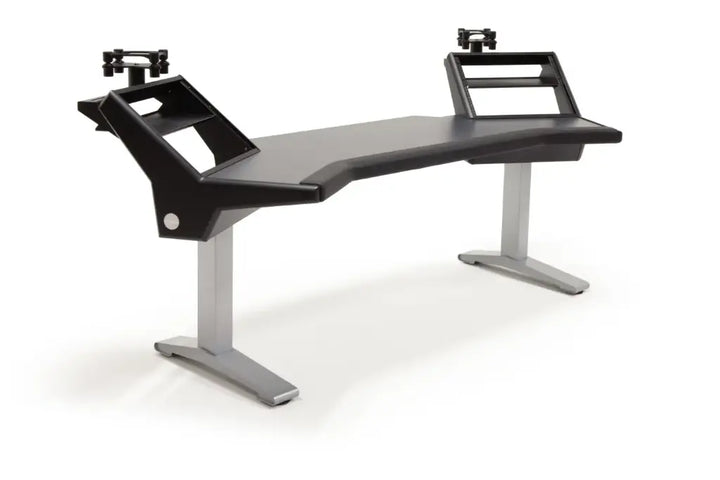 Argosy Halo 96.7" Wide Plus - w/Mahogany Veneer Desktop, 2 rack shelves & Pair 160 Speaker Platforms