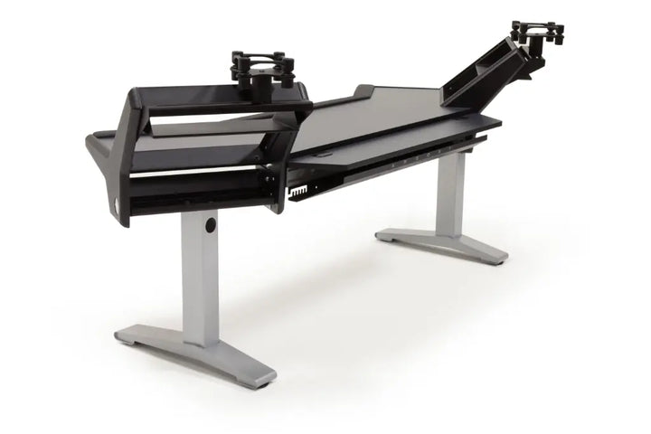 Argosy Halo 96.7" Wide Plus - w/Mahogany Veneer Desktop, 2 rack shelves & Pair 160 Speaker Platforms