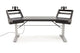 Argosy Halo 96.7" Wide Sit-Stand Plus - Halo E Mah, 2 rack shelves, & Pair 160 Speaker Platforms