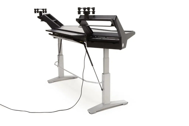 Argosy Halo 96.7" Wide Sit-Stand Plus - Halo E Mah, 2 rack shelves, & Pair 160 Speaker Platforms