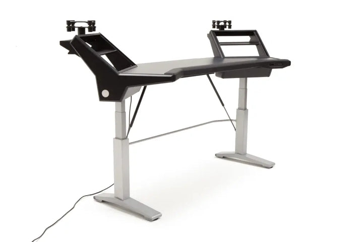 Argosy Halo 96.7" Wide Sit-Stand Plus - Halo E Mah, 2 rack shelves, & Pair 160 Speaker Platforms