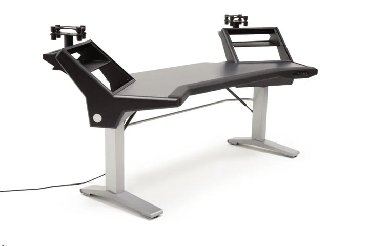 Argosy Halo 96.7" Wide Sit-Stand Plus - Halo E Mah, 2 rack shelves, & Pair 160 Speaker Platforms