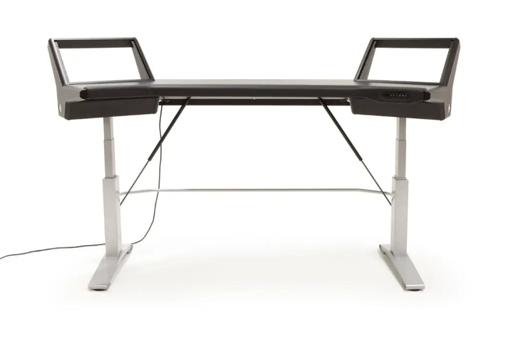 Argosy Halo 96.7" Wide Sit-Stand Desk,w/ Traceless Desktop (Fingerprint Resistant Black)