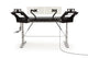 Argosy Halo 96.7" Wide Sit-Stand Ultimate-w/Hautelink Desktop, 2 Shelves,Pair 160 Speaker Platforms, Accessory Drawer,2) D8 Monitor Arms & CPU Shelf