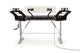Argosy Halo 96.7" Wide Sit-Stand Ultimate-w/Hautelink Desktop, 2 Shelves,Pair 160 Speaker Platforms, Accessory Drawer,2) D8 Monitor Arms & CPU Shelf