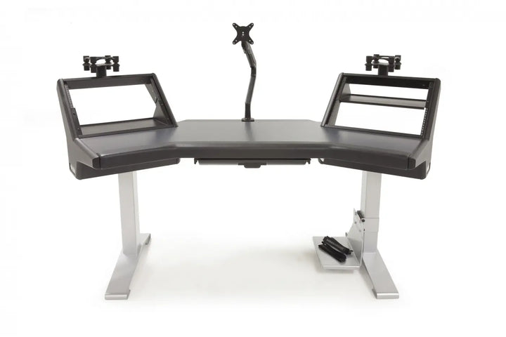 Argosy Halo Ultimate-Halo,2 Shelves,Pr. 160 Speaker Platforms,Accessory Drawer,D8 Monitor Arm, CPU Shelf