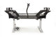 Argosy Halo Ultimate, Black Traceless dektop, 2 Shelves,Pr.160 Speaker Platforms,Accessory Drawer,D8 Monitor Arm, CPU Shelf