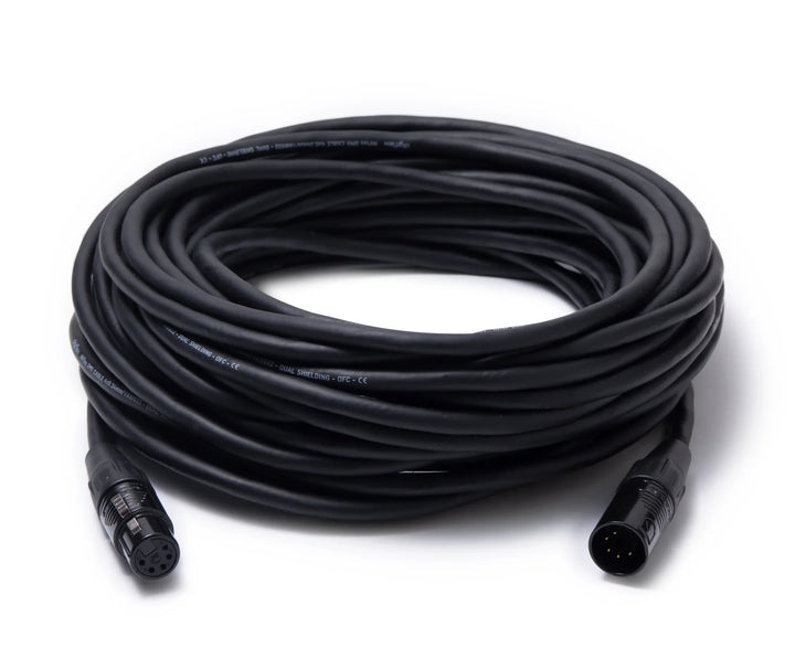 Digiflex HDMX3-100 HiFlex DMX Cable 3 Pin XLRM to XLRF (100') - Professional Audio Cable