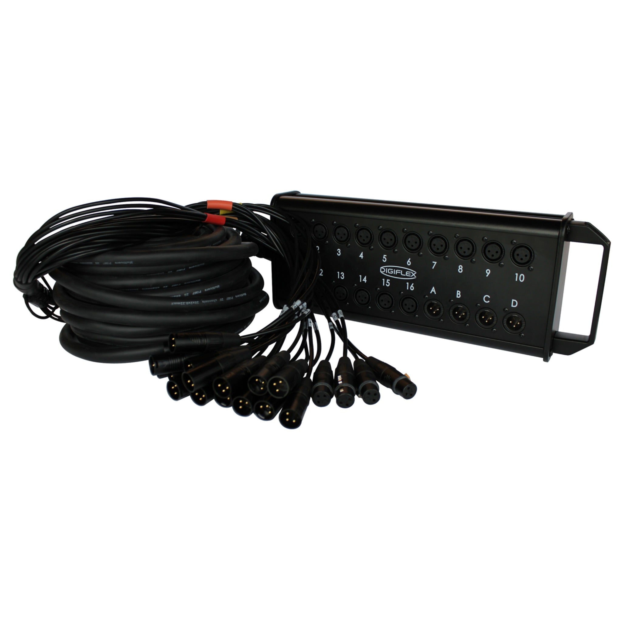 Digiflex HE16 4X 75 Audio Snake – Blackout Audio