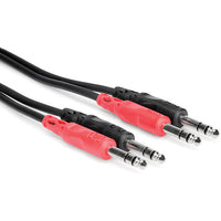 Hosa CSS-201 Stereo Interconnect (Dual 1/4 in TRS to Same, 1 m)