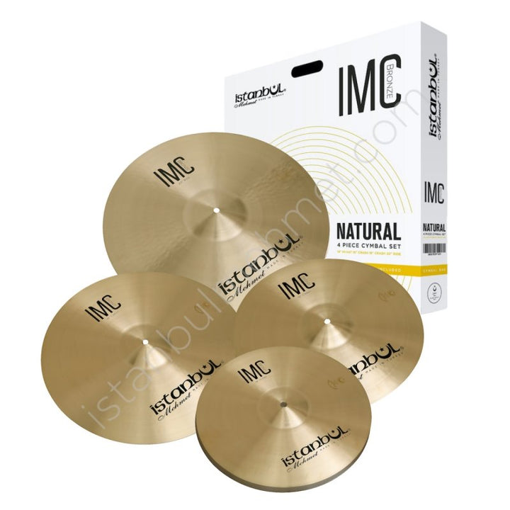 Istanbul Mehmet Cymbals IMC Bronze 4-Piece Cymbal Set with Bag (14" Hi-Hats, 16" and 18" Crashes, 20" Ride)