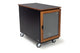 Argosy IsoBox PRO 12RU, Black Satin on Oak Trim, with Black Traceless Top, Left Door Swing